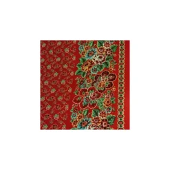 Tissu au mètre "Indianaire" rouge
