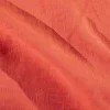 Tissu au mètre lin corail