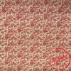 Tissu au mètre "toile de Jouy rouge"