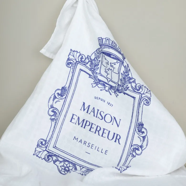 Torchon blason coloré Maison Empereur