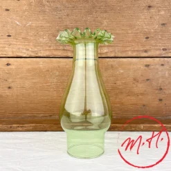 Verre de lampe vert Ø 65 mm