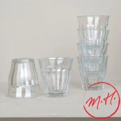 6 verres Duralex Picardie - transparent