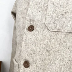Veste en laine écrue Le Laboureur