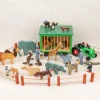 Zoo et ses animaux en bois